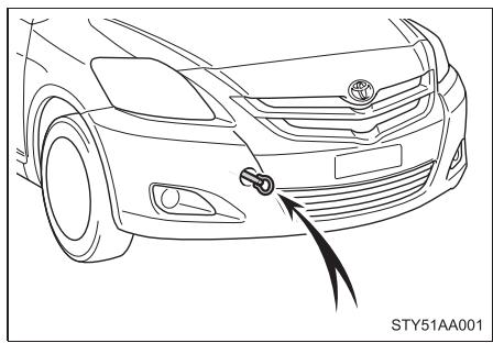 TOYOTA Yaris 2 (2008) - Remorquage d'urgence - 1