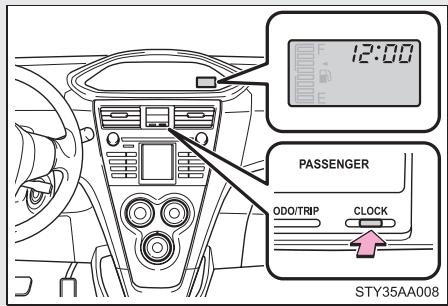 TOYOTA Yaris 2 (2008) - Montre de bord - 1