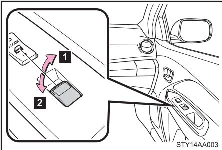TOYOTA Yaris 2 (2008) - Glaces assistées (si le vehicule en est doté) - 2