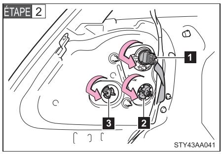 TOYOTA Yaris 2 (2008) - ■ Clignotant avant/feu de stationnement - 7