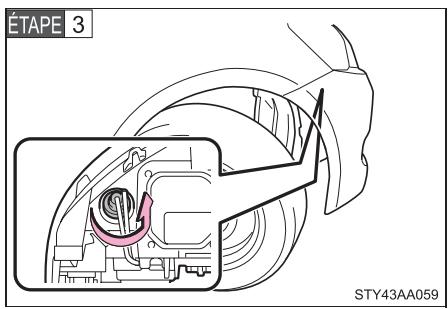 TOYOTA Yaris 2 (2008) - ■ Clignotant avant/feu de stationnement - 3