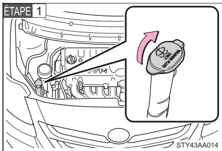 TOYOTA Yaris 2 (2008) - Liquide de lave-glace - 1