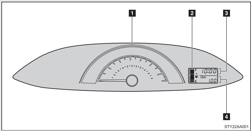 TOYOTA Yaris 2 (2008) - Bouton CLOCK - 1