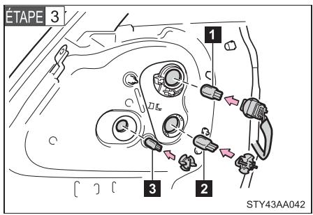 TOYOTA Yaris 2 (2008) - ■ Clignotant avant/feu de stationnement - 8