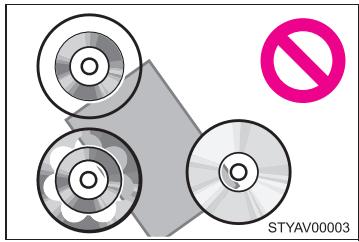 TOYOTA Yaris 2 (2008) - CD et adaptateur à ne pas utiliser - 3