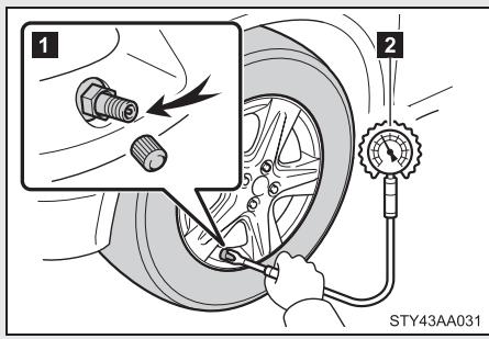 TOYOTA Yaris 2 (2008) - Procedure de vérification et de réglage - 1