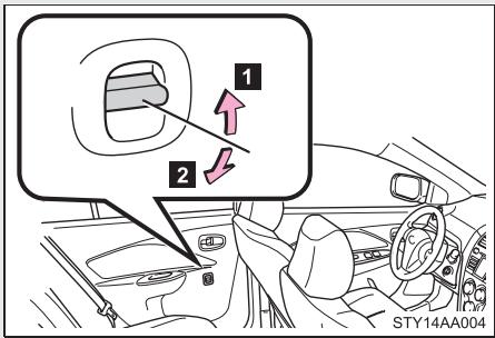 TOYOTA Yaris 2 (2008) - Glaces assistées (si le vehicule en est doté) - 3