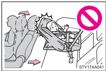 TOYOTA Yaris 2 (2008) - Lorsque vous installez un dispositif de retenue pour enfants - 1