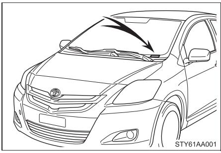 TOYOTA Yaris 2 (2008) - ■ Numéro d'identification du vehicule - 1