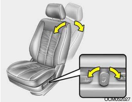 HYUNDAI Santa Fe 2 (2006-2009) - Réglage longitudinal du siège - 2