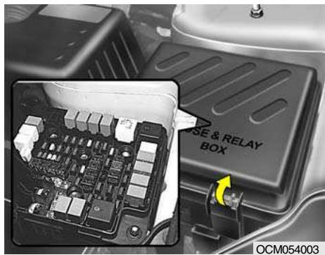 HYUNDAI Santa Fe 2 (2006-2009) - CONTROLE ET REMPLACEMENT DES FUSIBLES - 4
