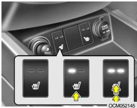 HYUNDAI Santa Fe 2 (2006-2009) - SIÉGE CHAUFFANT (Si installé) - 1