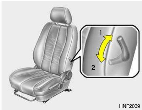 HYUNDAI Santa Fe 2 (2006-2009) - Inclinaison vers l'avant et vers l'arrière (Si installé) - 3