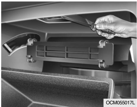 HYUNDAI Santa Fe 2 (2006-2009) - Témoin allumé de la boîte à gants - 1