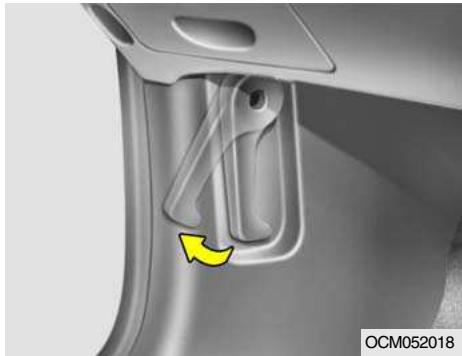HYUNDAI Santa Fe 2 (2006-2009) - OUVERTURE DU CAPOT MOTEUR - 1