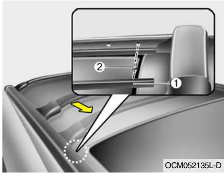 HYUNDAI Santa Fe 2 (2006-2009) - Compartment à bagages inférieur - 3