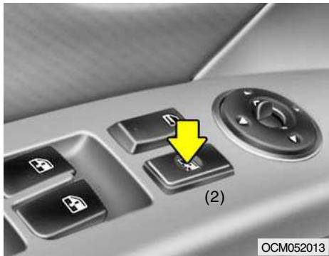 HYUNDAI Santa Fe 2 (2006-2009) - VITRES ELECTRIQUES - 2