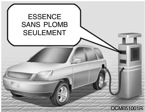 HYUNDAI Santa Fe 2 (2006-2009) - Utilisez de l'Essence Sans Plomb - 1