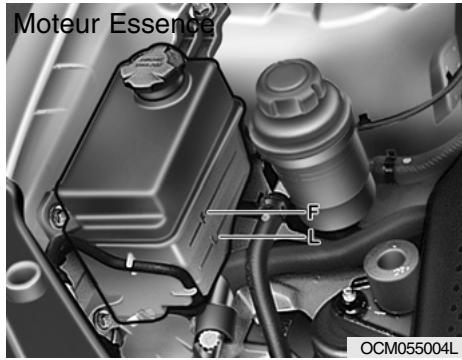 HYUNDAI Santa Fe 2 (2006-2009) - Vérifier le niveau du liquide de refroidissement - 1