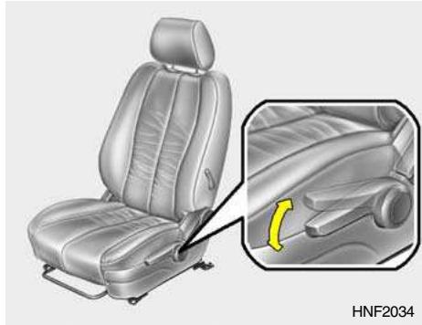 HYUNDAI Santa Fe 2 (2006-2009) - Inclinaison vers l'avant et vers l'arrière (Si installé) - 4