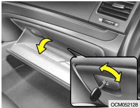 HYUNDAI Santa Fe 2 (2006-2009) - BOITE A GANTS - 1