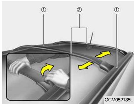 HYUNDAI Santa Fe 2 (2006-2009) - Compartment à bagages inférieur - 2