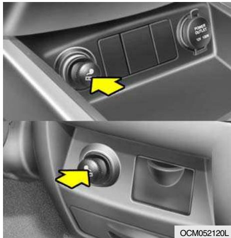 HYUNDAI Santa Fe 2 (2006-2009) - ALLUME-CIGARE - 1