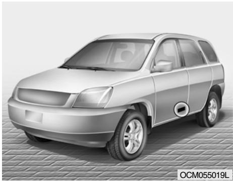 HYUNDAI Santa Fe 2 (2006-2009) - PRESSIONS DE GONFLAGE RECOMMANDEES - 1