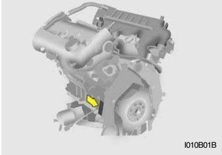 HYUNDAI Santa Fe 2 (2006-2009) - NUMERO DU MOTEUR - 1