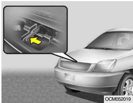 HYUNDAI Santa Fe 2 (2006-2009) - OUVERTURE DU CAPOT MOTEUR - 2