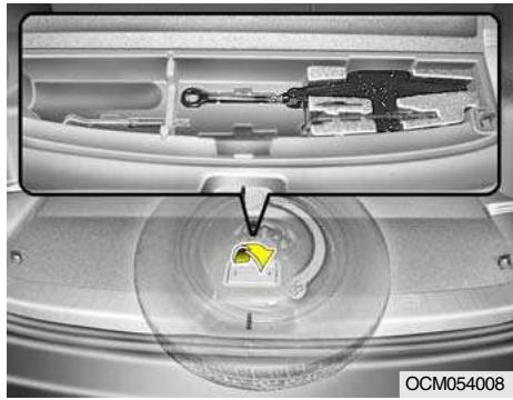 HYUNDAI Santa Fe 2 (2006-2009) - Compartment à bagages inférieur - 1