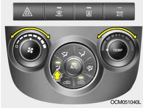 HYUNDAI Santa Fe 2 (2006-2009) - VENTILATION - 1