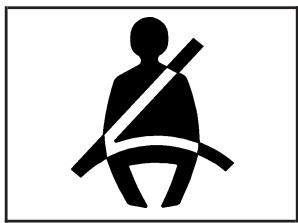 CHEVROLET Colorado (2008) - Rappels de ceinture de sécurité témoin de rappel des ceintures de sécurité - 1