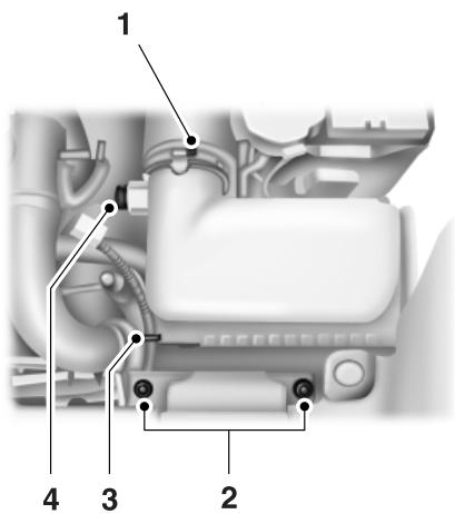 FORD Flex Phase 2 (2014) - Déplacement de l'ensemble de filtrage à air (moteur ecoboost) - 2