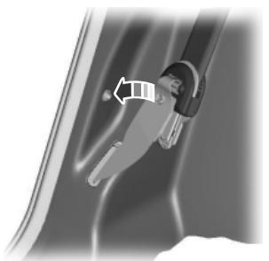 FORD Flex Phase 2 (2014) - Rangement de la ceinture de sécurité gonflable arrière - 1