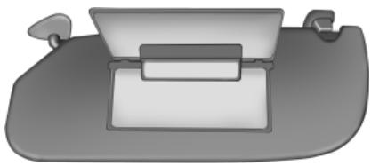 FORD Flex Phase 2 (2014) - Miroir de courtoisie éclairé sur pare-soleil - 1