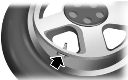FORD Flex Phase 2 (2014) - Changement de pneus avec un système de surveillance de la pression des pneus - 1