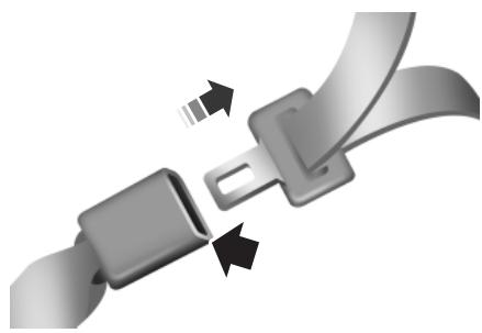 FORD Flex Phase 2 (2014) - Bouclage des ceintures de sécurité - 2