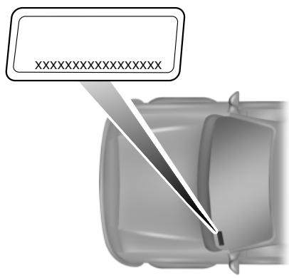 FORD Flex Phase 2 (2014) - NUMERO D'identification du vehicule - 1