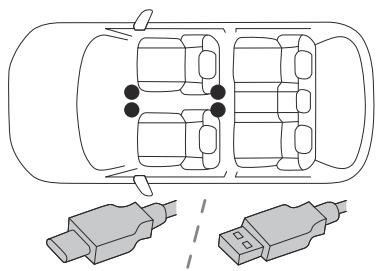 PEUGEOT 208 (2025) - PORTS USB - 1