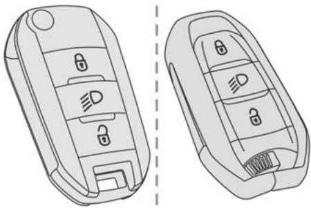 PEUGEOT 208 (2025) - FONCTION DE LA TÉLÉCOMMANDE RADIO - 1