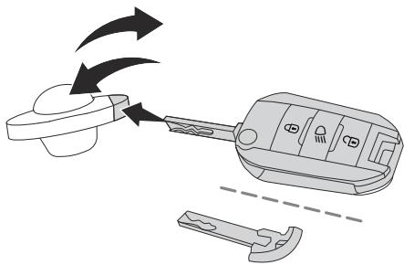 PEUGEOT 208 (2025) - Déverrouillage / verrouillage total du vehicule avec la clé - 1