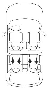 PEUGEOT 208 (2025) - CONNECTEURS D'ANCRAGE ISOFIX - 1