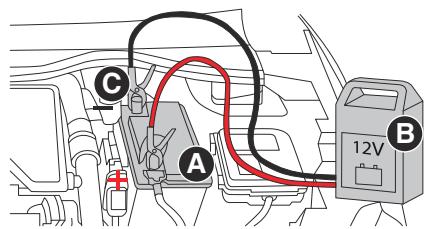 PEUGEOT 208 (2025) - DÉMARRAGE À L'AIDE D'UN BOOSTER DE BATTERIE (VÉHICULE ICE) - 1