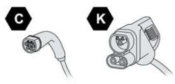 PEUGEOT 208 (2025) - Étiquettes d'identification sur les prises / connecteurs de charge - 1