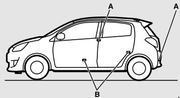 MITSUBISHI Space Star 2 Phase 2 (2016-2019) - Clé f.a.s.t. (free-hand advanced security transmitter) (le cas échéant) - 2