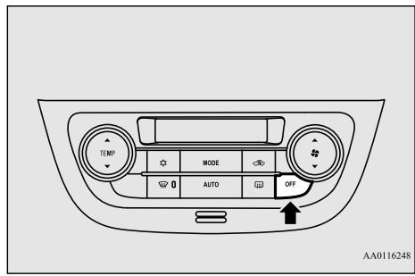 MITSUBISHI Space Star 2 Phase 2 (2016-2019) - Interrupteur «OFF» (arrêt) - 1