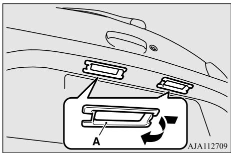 MITSUBISHI Space Star 2 Phase 2 (2016-2019) - Éclairages de plaque d'immatriculation - 1