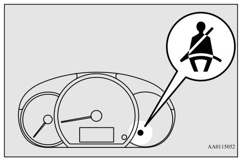 MITSUBISHI Space Star 2 Phase 2 (2016-2019) - Témoin/rappel de ceinture de sécurité non bouclée du conducteur - 1