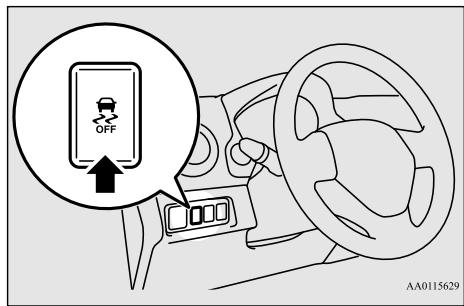 MITSUBISHI Space Star 2 Phase 2 (2016-2019) - Interrupteur «ASC OFF» (ASC désactivation) - 1